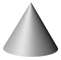 Afbeelding van een cone