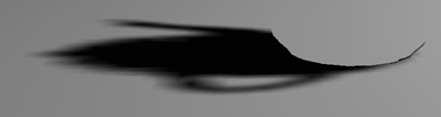 Grayscale texture voor de shadow mapped schaduw