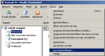 Accountinstellingen Accountinstellingen