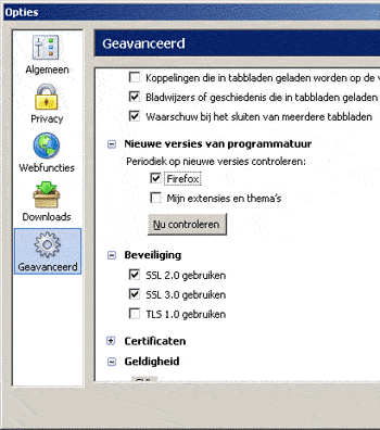 Firefox upgraden stap 3 Firefox upgraden stap 2