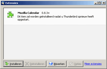 Kalender voor Thunderbird stap 8