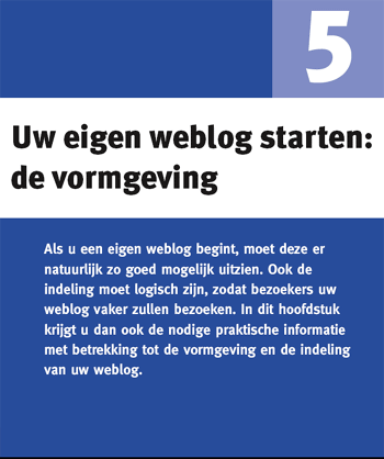 Voorbeeld uit het boek Weblogs