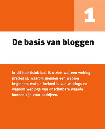 Voorbeeld uit het boek Weblogs